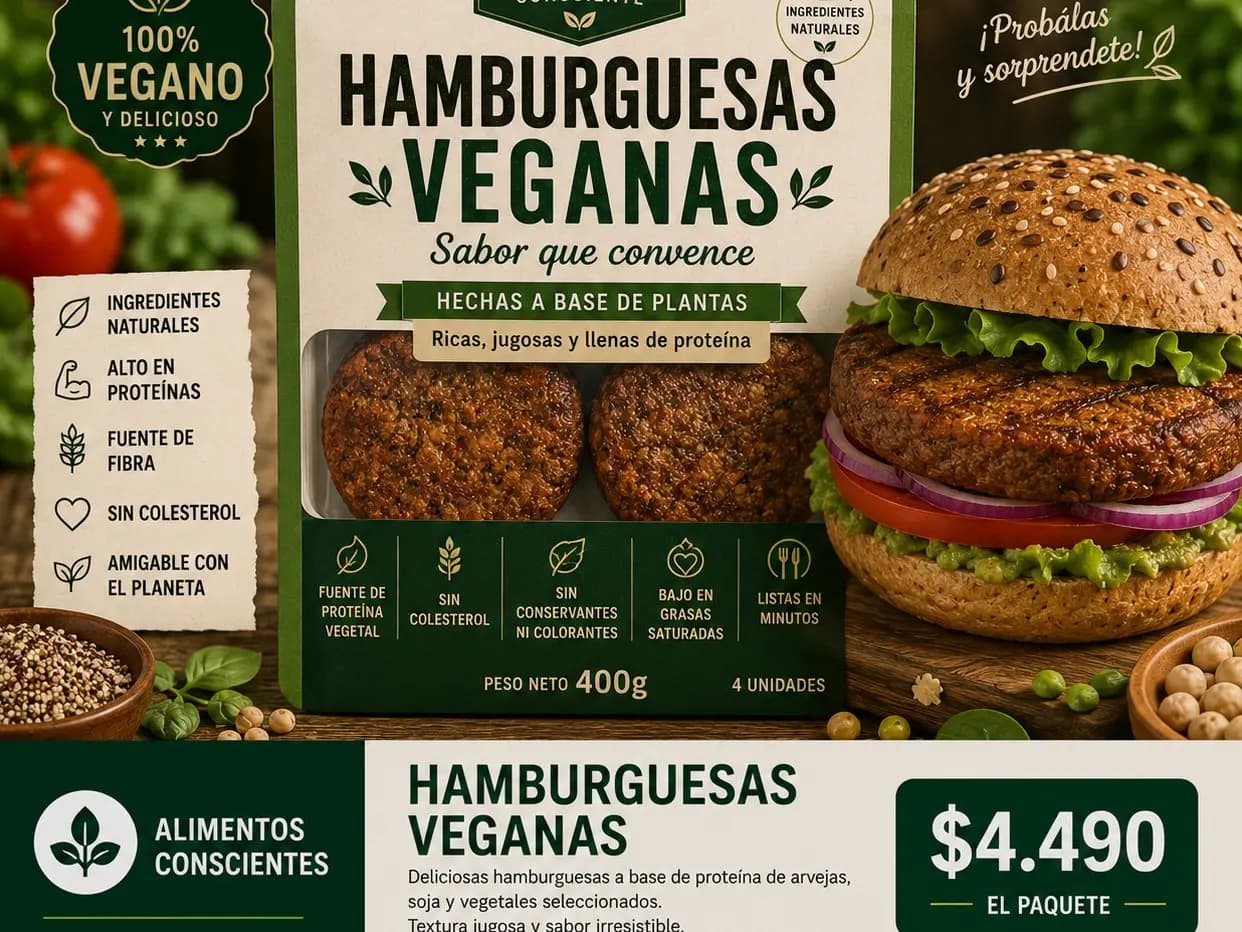Hamburguesas Veganas
